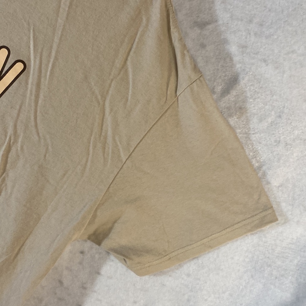 Bowery Supply Co Tan Graphic Short Sleeve Peace Sign Tee - Picture 6 of 8